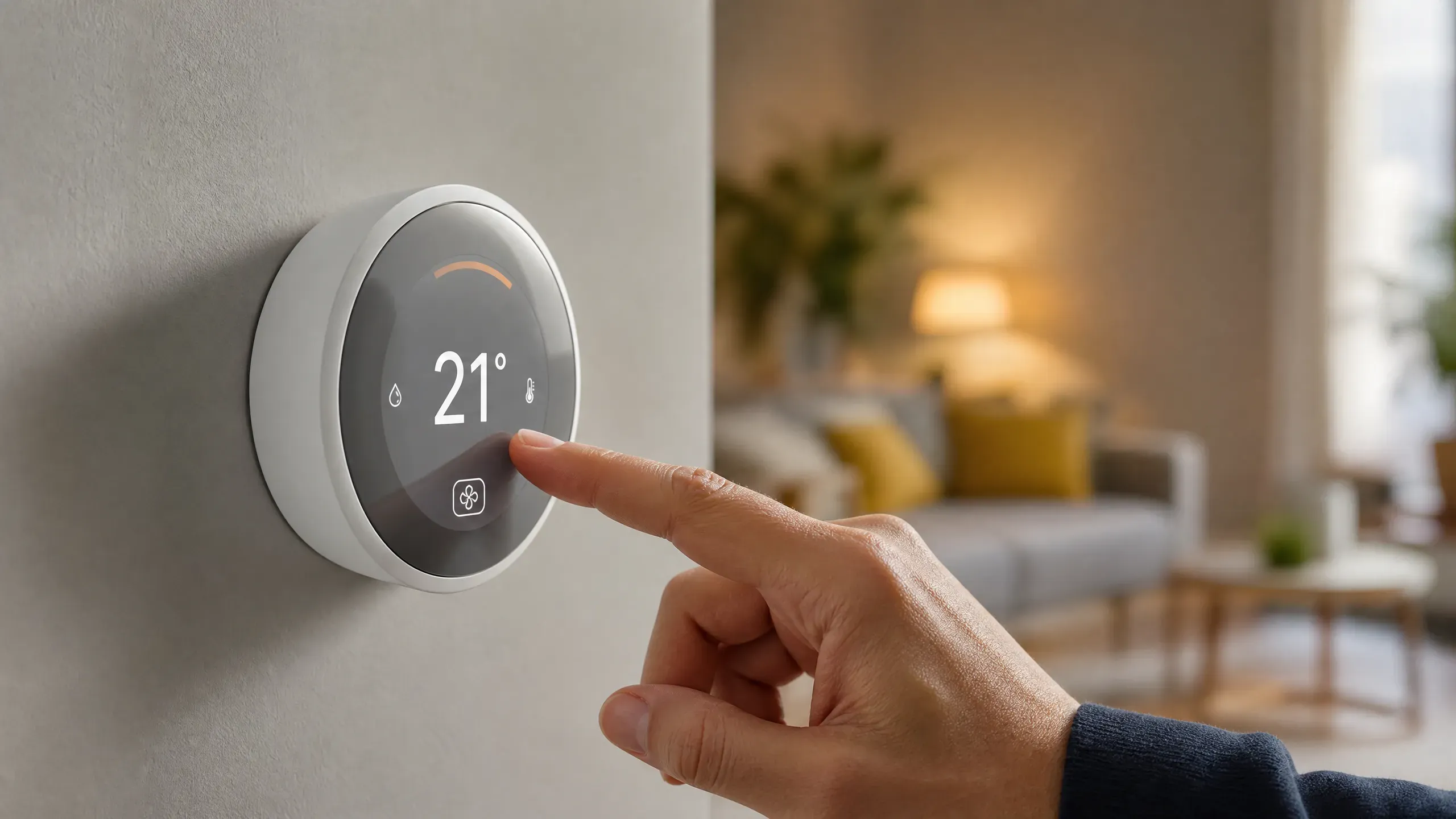 Thermostat connecté pour pompe à chaleur, pilotage intelligent du chauffage