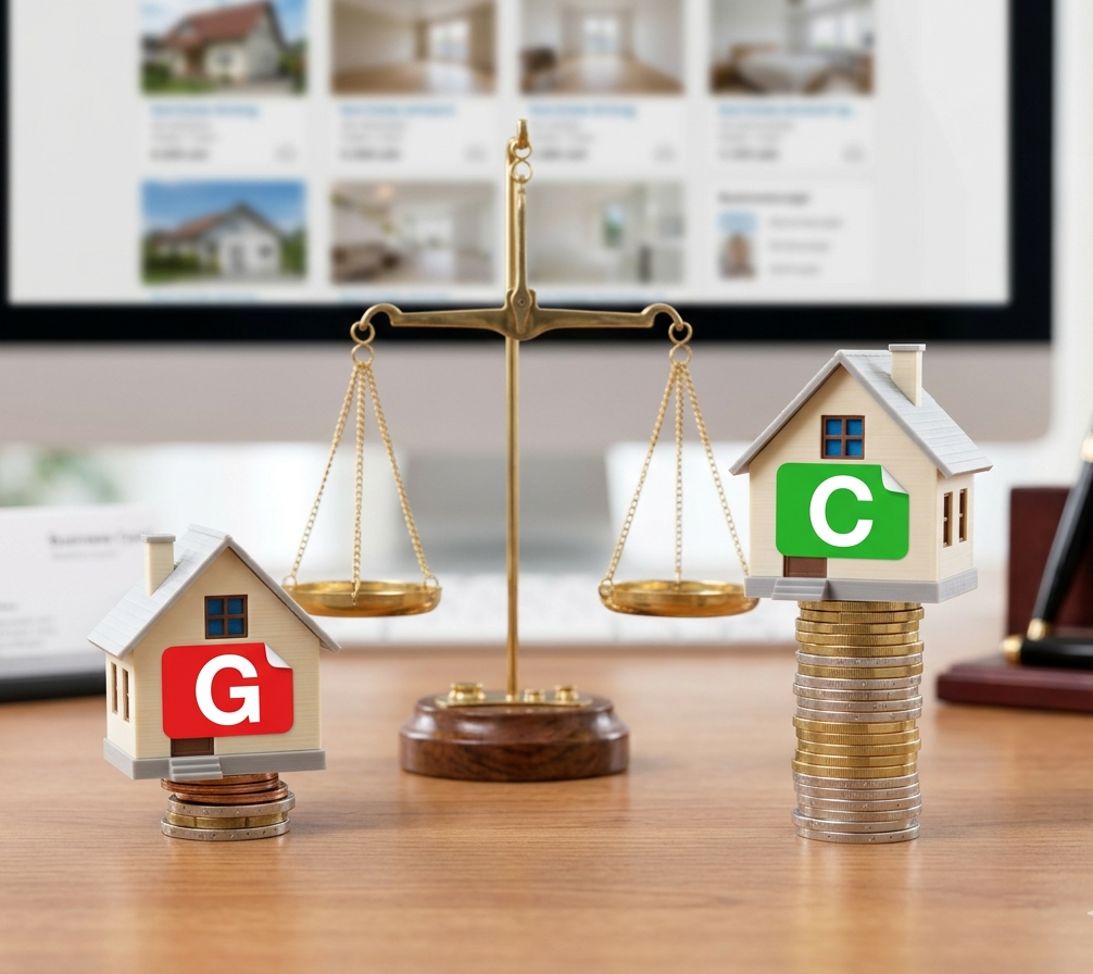 Impact du DPE sur la valeur immobilière, décote passoire thermique vs logement rénové