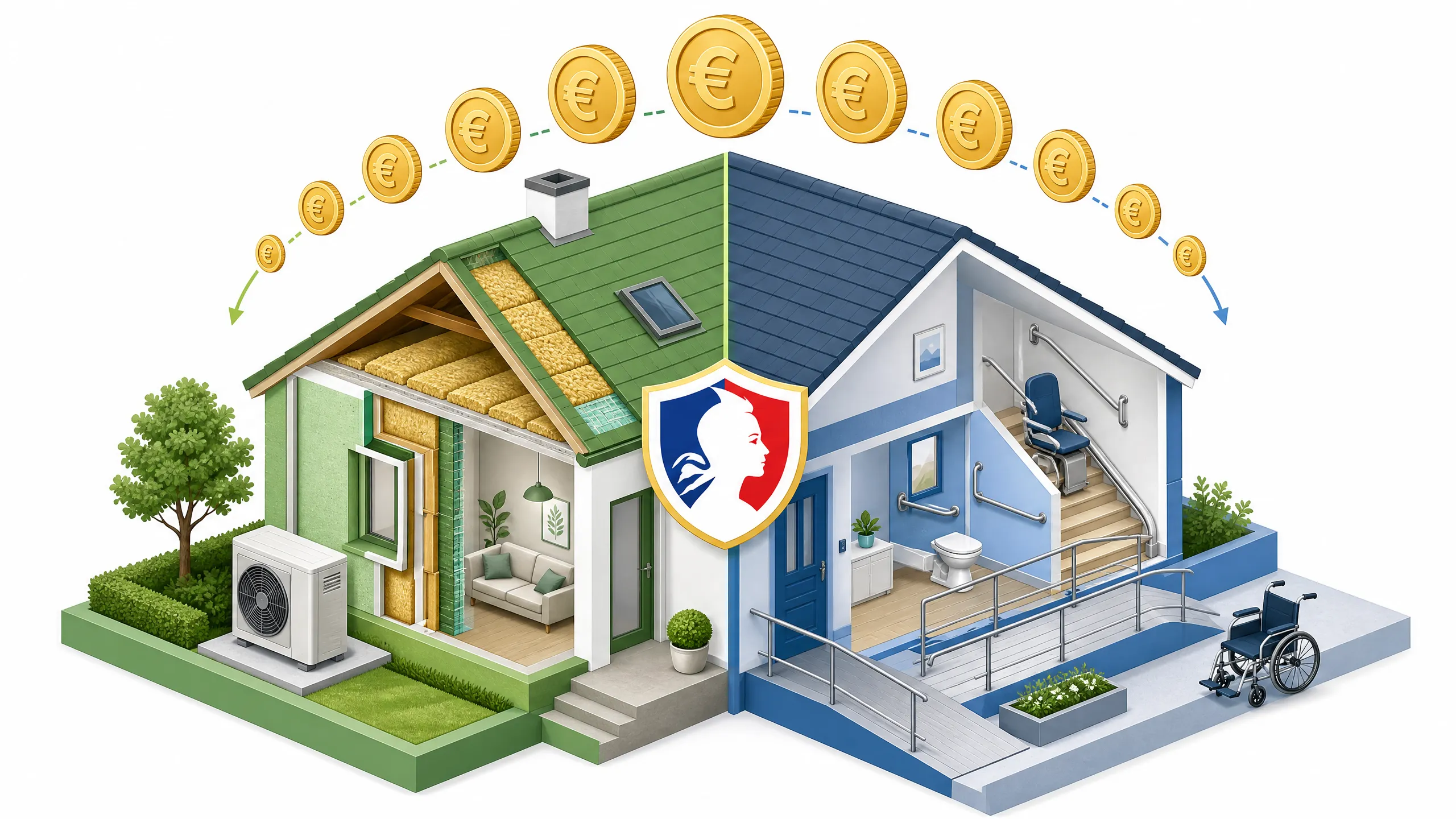 Aides ANAH, rénovation énergétique et adaptation du logement cumulables
